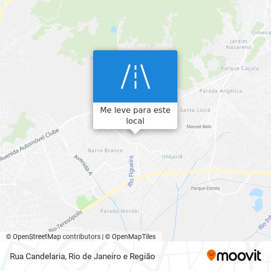 Rua Candelaria mapa