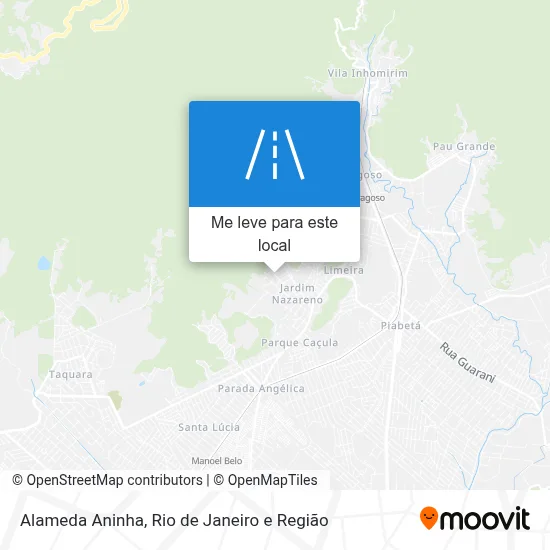 Alameda Aninha mapa