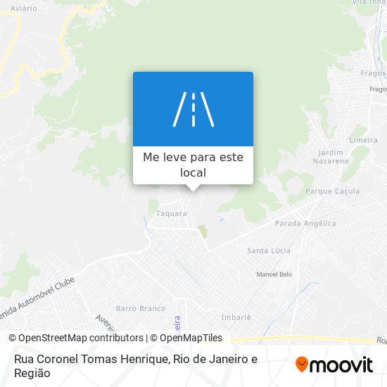 Rua Coronel Tomas Henrique mapa