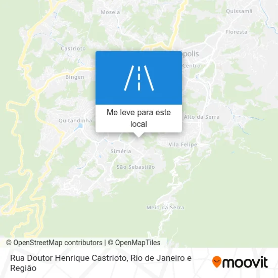Rua Doutor Henrique Castrioto mapa