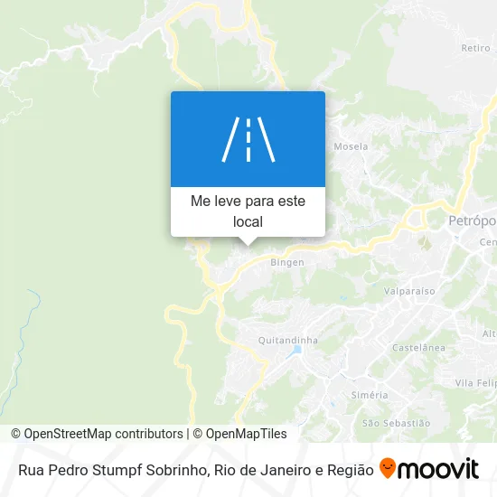 Rua Pedro Stumpf Sobrinho mapa
