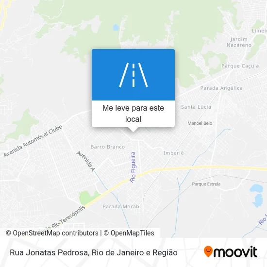 Rua Jonatas Pedrosa mapa