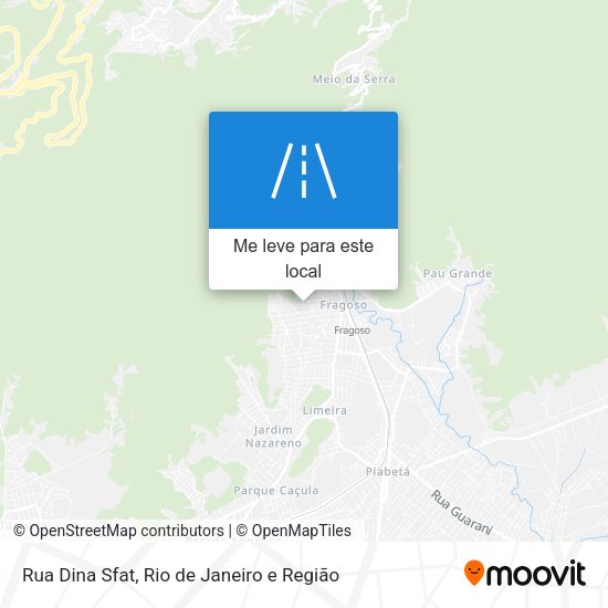 Rua Dina Sfat mapa