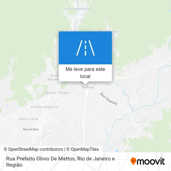 Rua Prefeito Olivio De Mattos mapa