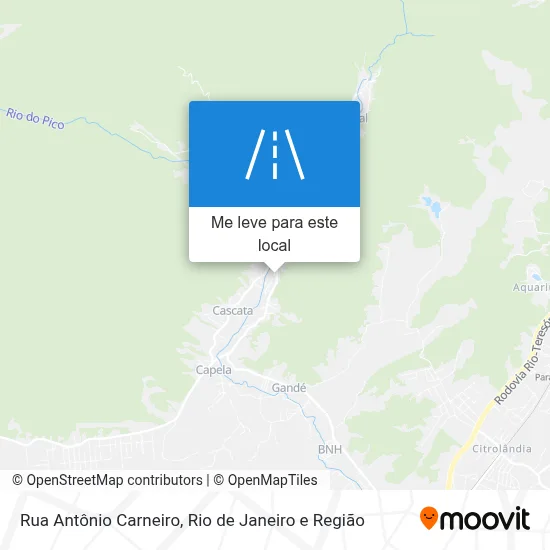 Rua Antônio Carneiro mapa