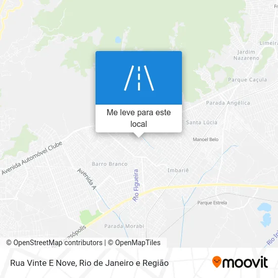 Rua Vinte E Nove mapa