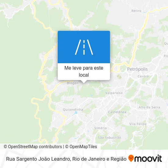 Rua Sargento João Leandro mapa
