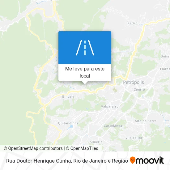 Rua Doutor Henrique Cunha mapa
