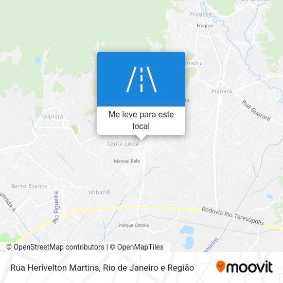 Rua Herivelton Martins mapa