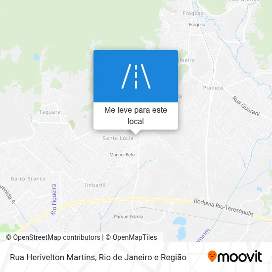 Rua Herivelton Martins mapa