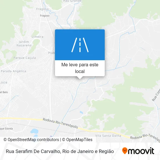 Rua Serafim De Carvalho mapa