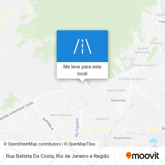 Rua Batista Da Costa mapa