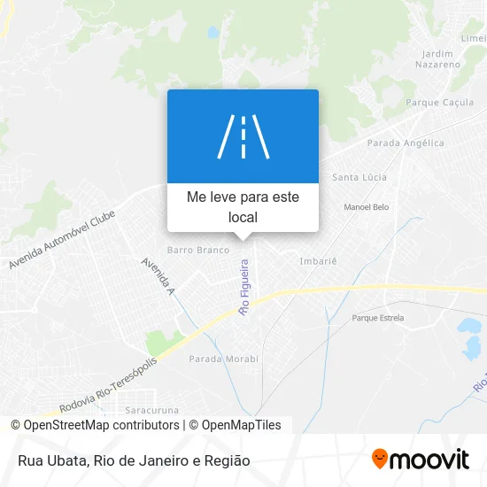 Rua Ubata mapa