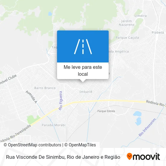 Rua Visconde De Sinimbu mapa