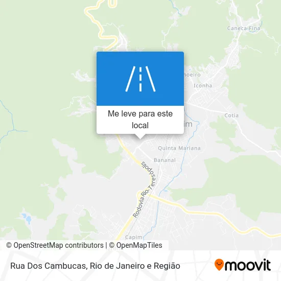 Rua Dos Cambucas mapa