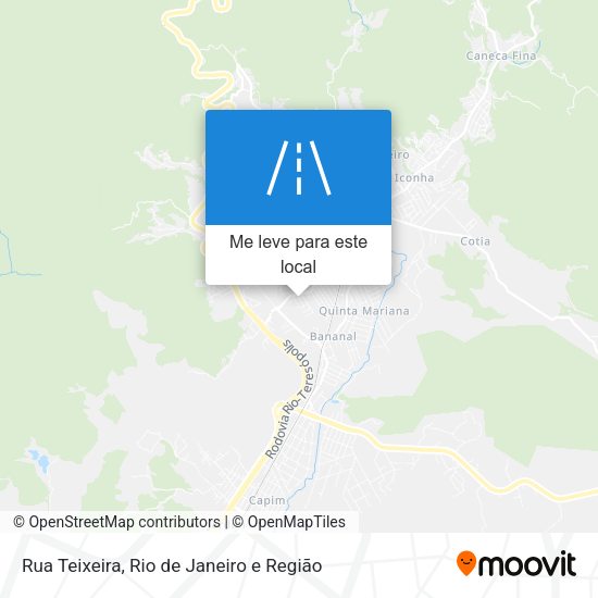 Rua Teixeira mapa