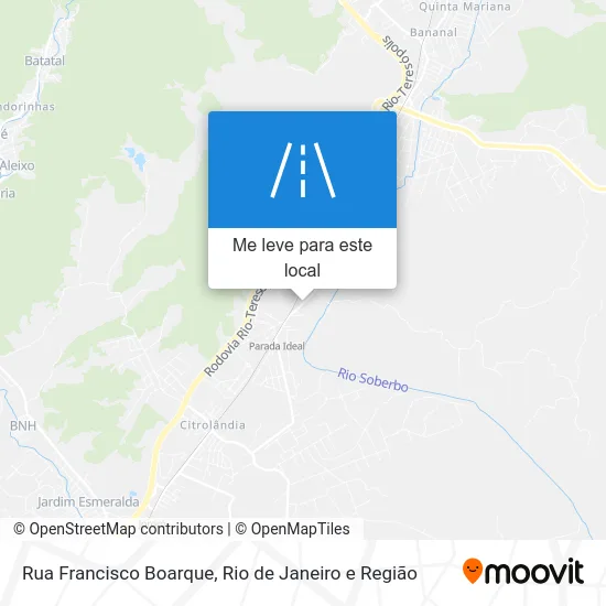 Rua Francisco Boarque mapa