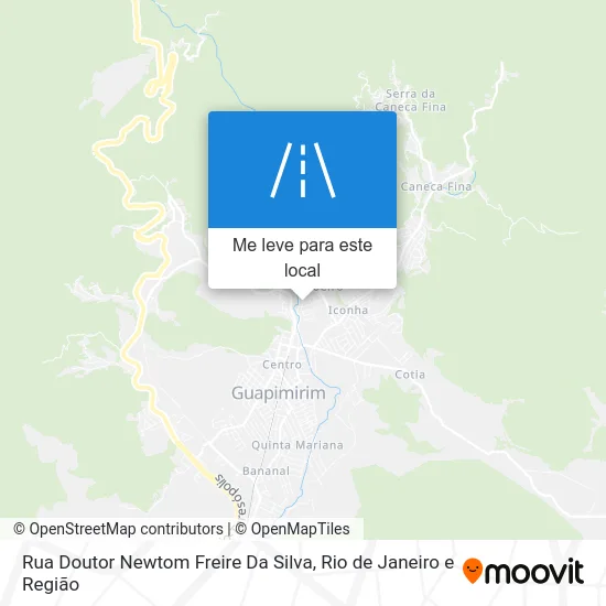 Rua Doutor Newtom Freire Da Silva mapa