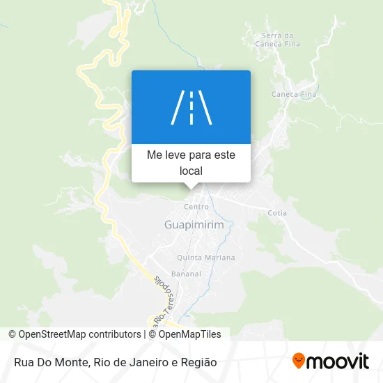 Rua Do Monte mapa