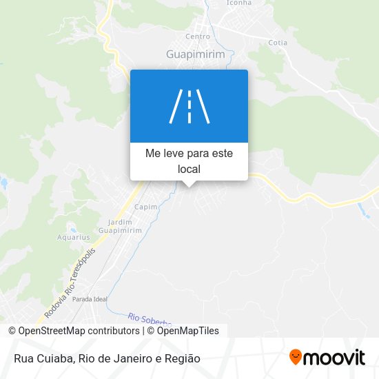 Rua Cuiaba mapa