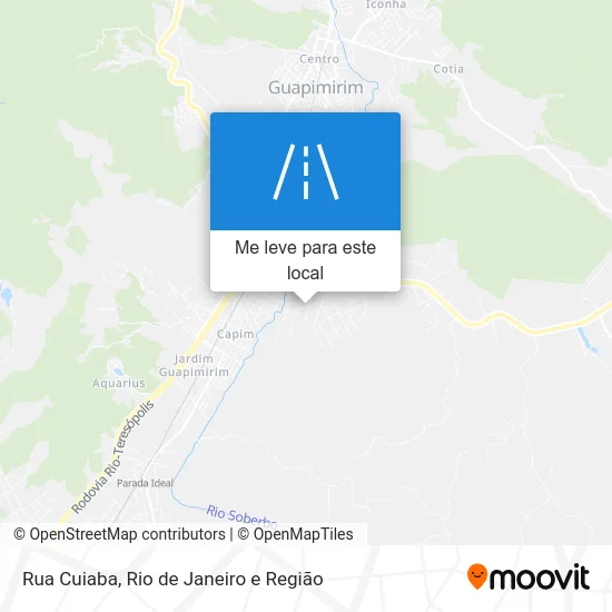 Rua Cuiaba mapa