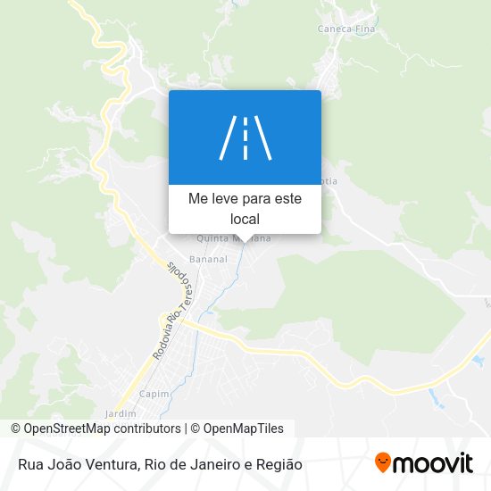 Rua João Ventura mapa