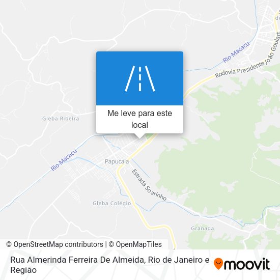 Rua Almerinda Ferreira De Almeida mapa