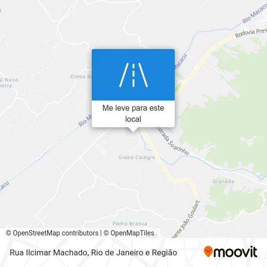 Rua Ilcimar Machado mapa