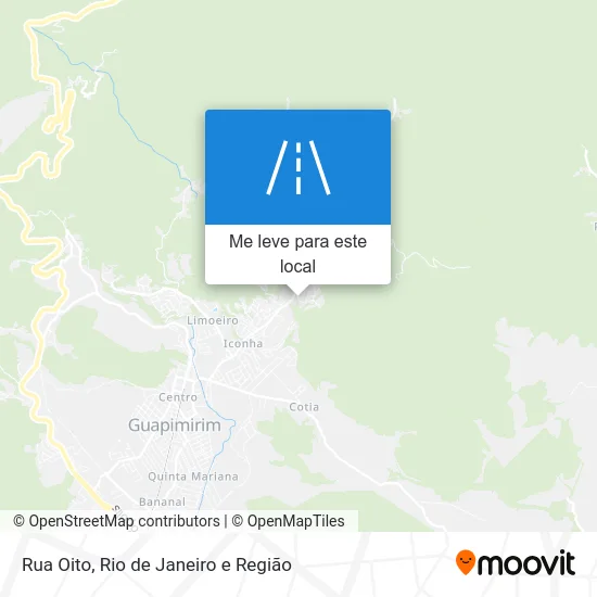 Rua Oito mapa