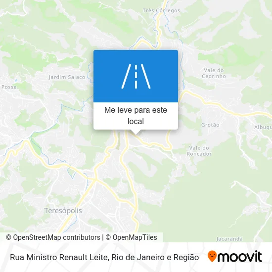 Rua Ministro Renault Leite mapa