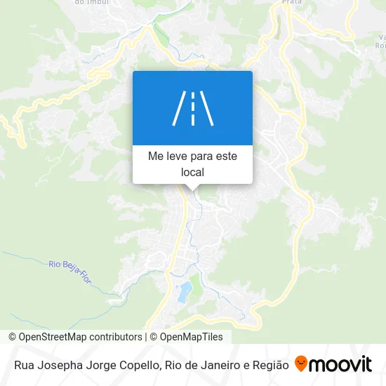 Rua Josepha Jorge Copello mapa