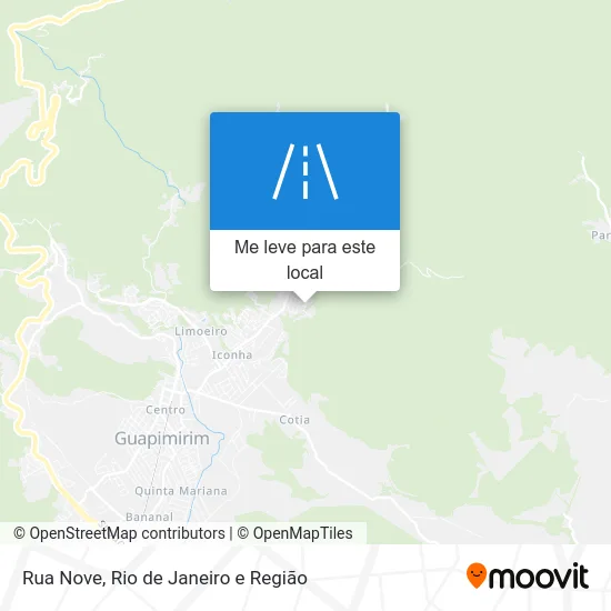 Rua Nove mapa