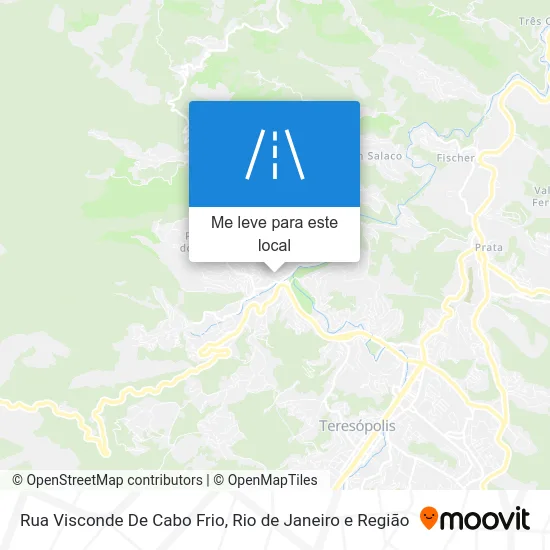 Rua Visconde De Cabo Frio mapa