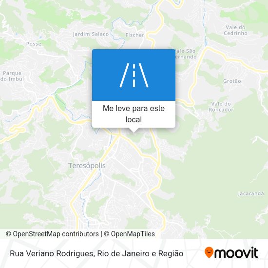 Rua Veriano Rodrigues mapa