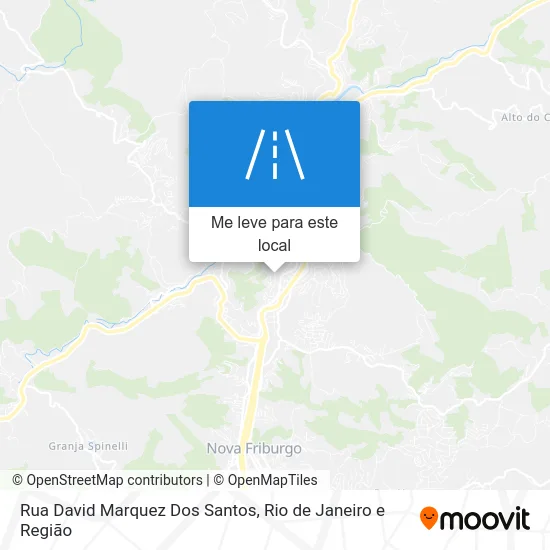 Rua David Marquez Dos Santos mapa