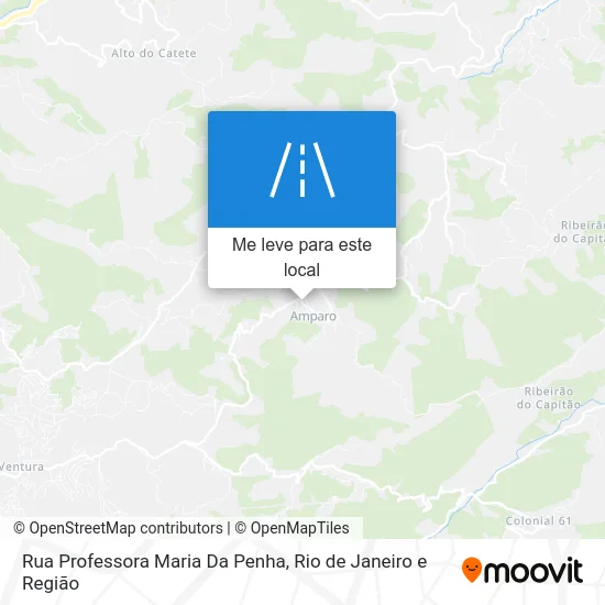 Rua Professora Maria Da Penha mapa