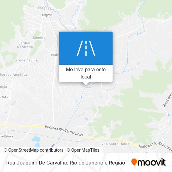 Rua Joaquim De Carvalho mapa