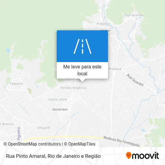 Rua Pinto Amaral mapa