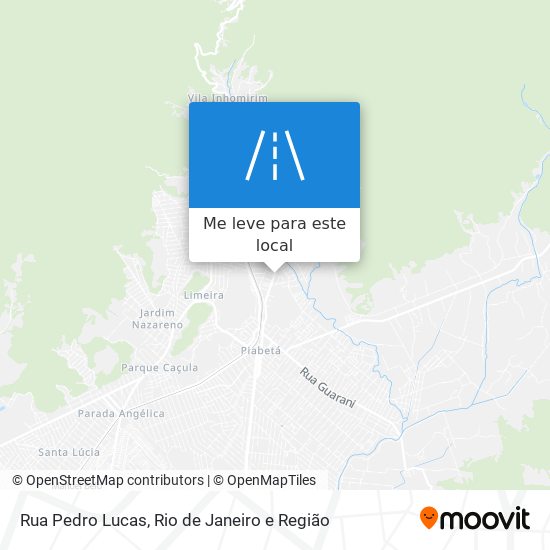 Rua Pedro Lucas mapa