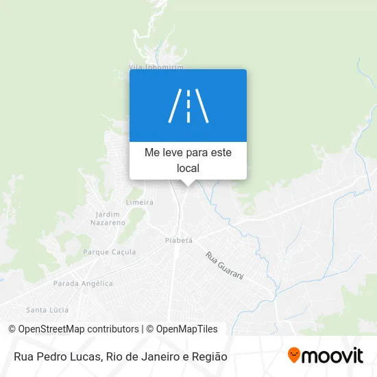 Rua Pedro Lucas mapa