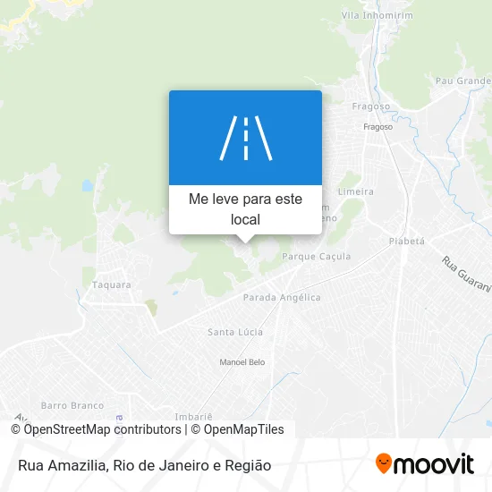 Rua Amazilia mapa