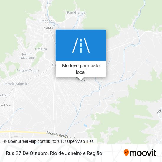 Rua 27 De Outubro mapa
