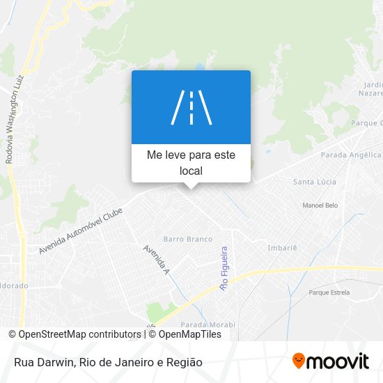 Rua Darwin mapa