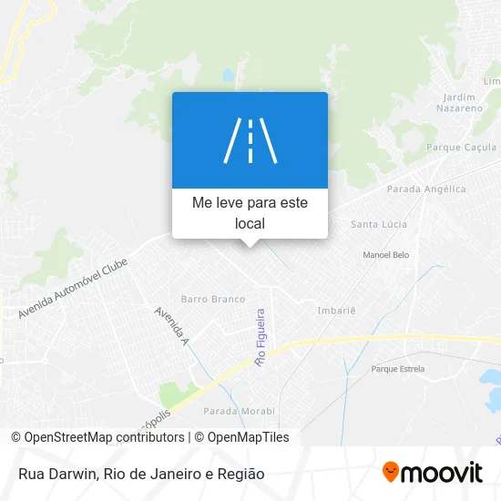 Rua Darwin mapa
