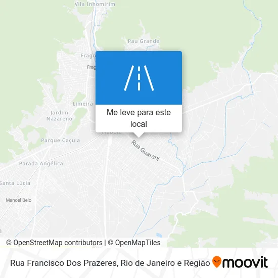 Rua Francisco Dos Prazeres mapa