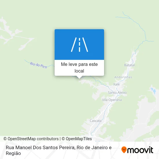 Rua Manoel Dos Santos Pereira mapa