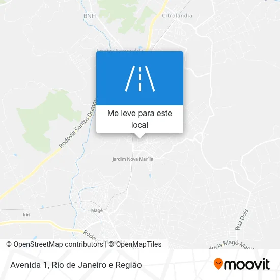 Avenida 1 mapa