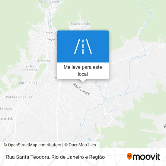 Rua Santa Teodora mapa