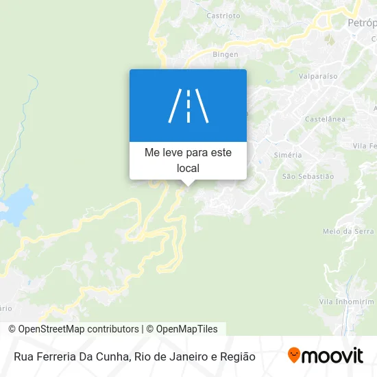 Rua Ferreria Da Cunha mapa