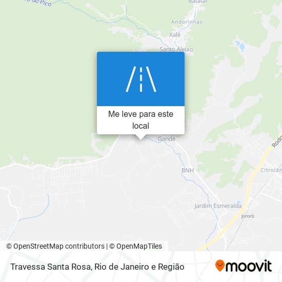 Travessa Santa Rosa mapa